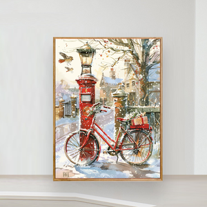 Un angolo invernale 30x40cm/11,8x15,7 in Kit <span class=keywords><strong>punto</strong></span> <span class=keywords><strong>croce</strong></span> con ricamo <span class=keywords><strong>A</strong></span> ricamo <span class=keywords><strong>A</strong></span> forma di decorazione da parete - Product Image 3