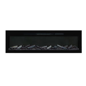 Cheminée électrique YIKA Luxstar pour la maison, 60 pouces, chauffage, style royal, mince, lumière LED, effet de flamme réelle - Product Image 1