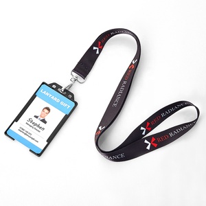 Negro con logotipo "Balenciaga" cordón de poliéster blanco con un mensaje titular de la tarjeta de etiqueta con la cadena - Product Image 1
