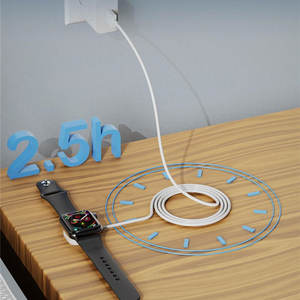 Cargador Inalámbrico Magnético Rápido de Alta Calidad para <span class=keywords><strong>Apple</strong></span> <span class=keywords><strong>Watch</strong></span> Series 10 9 8 7 6 5 4 <span class=keywords><strong>3</strong></span> 2 1 Ultra, <span class=keywords><strong>Cable</strong></span> de Carga Portátil para iWatch - Product Image 6