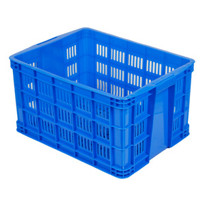 Vegetable Box Plastic Crate Stackable Storage Plastic Turnover Crate