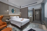 SHIYI Fairmont Hotel by Accor Hôtel 5 étoiles Cadre de lit de style nordique Table canapé chaise lit Queen Size Ensemble de meubles d'hôtel commercial