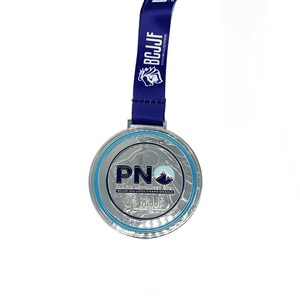 เหรียญรางวัลกีฬาโลหะสีทอง สำหรับกีฬาบาสเกตบอล จักรยาน ยิมนาสติก เกมคาทอลิก พร้อมโลโก้สั่งทำ - Product Image 1