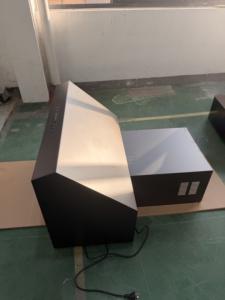 Campana Extractora Eléctrica de 36 Pulgadas, 1000m/h, para Exteriores, Montaje en Pared, Control Remoto, 3 Velocidades, Luces LED, Uso Doméstico y Hotelero, Acero Inoxidable Negro - Product Image 3