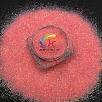 Polvo de Purpurina Fina Iridiscente Color Rosa Arcoíris, Purpurina de Poliéster al por Mayor para Manualidades y Arte, Purpurina para Vasos