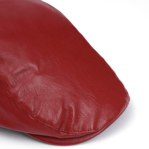 Mujeres Hombres Color Liso Caballero Baker Boy Newsboy PU Cabbie Ivy Hat <span class=keywords><strong>Jeff</strong></span> Cap - Product Image 6