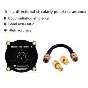 Antena de Parche de Triple Alimentación de 5.8GHz, 9.4dBi, Direccional, Polarización Circular LHCP RHCP para Dron de Carreras FPV - Product Image 2