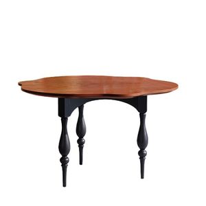 Dining Room Set Solid Wood <b>Round</b> <b>Table</b> Chair Combination French Style Home Kitchen Furniture <b>Small</b> Apartment Artistic Design - Product Image 3