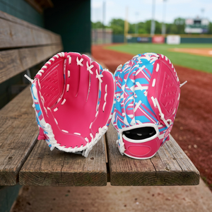 Gants de baseball en cuir tressé personnalisables, durables et légers, pour l'entraînement des jeunes, pour droitiers, livraison directe Pakistan - Product Image 3