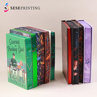 Impression de livres brochés en édition spéciale avec bords estampillés et couverture UV sélective, fabrication OEM personnalisée