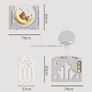 Valla de Seguridad para Niños Pequeños VSUCH, <span class=keywords><strong>Piscina</strong></span> de Pelotas para Niños, Corralito de Juego para Bebés Desmontable, Valla de Protección de Plástico para Bebés, Corralito de Juego para Niños - Product Image 6