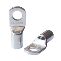 Cosse de câble en cuivre de haute qualité SC Type 10 16 25 35 50 70 95mm2 cosses à sertir en cuivre étamé SC50-6 SC70-8 SC95-10 SC120-12