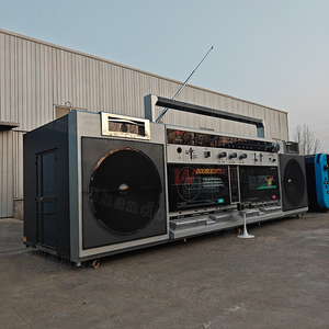 Carrito de Comida Móvil Estilo <span class=keywords><strong>Radio</strong></span> Retro Rosa con Luces LED, Resistente al Óxido, para Venta de Snacks en Mercados Nocturnos y Calles - Product Image 6