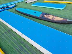 Tappetino da <span class=keywords><strong>ginnastica</strong></span> su misura per pista d'aria per SUP Paddle Board Water Float Board Stock tappetino gonfiabile da allenamento per Fitness e sport all'aria aperta - Product Image 2