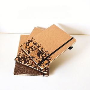 Sustainable Coffee Grounds & Leather Notebook Personalized Eco Multifunction Business Journal for Promotional Gift - Product Image 2