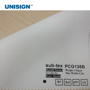 Kualitas tinggi pewarna sublimasi kain poliester untuk iklan bendera bingkai tampilan kotak cahaya cetak