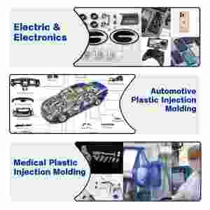 Precisão Moldagem por injeção plástica automática de silicone Alta qualidade Custom ABS/PP/PC/LSR Parte ISO Cleanroom OEM/ODM Fornecedor - Product Image 2