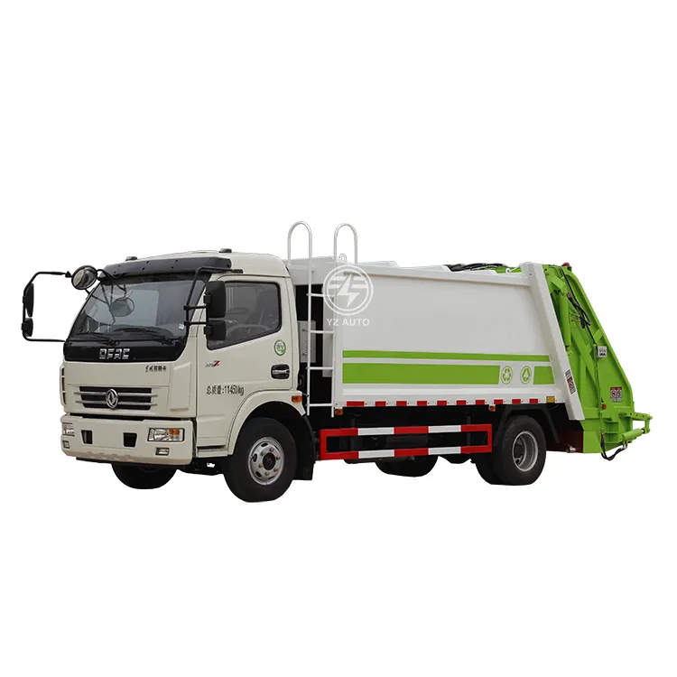 Dongfeng Duolika yeni/kullanılan küçük çöp toplayıcı araç 4x2 6x4 8cm3 10cm3 12cm3 13cm3 Mini çöp kompaktör çöp kamyonu satışı