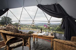 Tente <span class=keywords><strong>de</strong></span> camping familiale en forme <span class=keywords><strong>de</strong></span> dôme igloo, type <span class=keywords><strong>yourte</strong></span>, diamètre personnalisé <span class=keywords><strong>6m</strong></span>, pour 1 à 4 personnes - Product Image 6