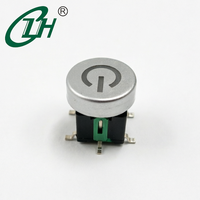 Mini-interrupteur tactile LED 6x6mm avec bouton-poussoir LED SMD, terminal 1NO, personnalisation de divers logos sur les capuchons de boutons