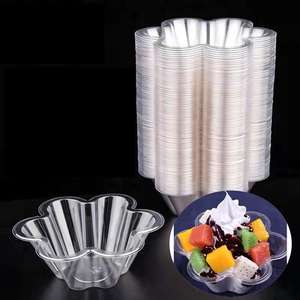 Bols à glace jetables en plastique 250/300 ml, coupes transparentes pour sundae, parfait, <span class=keywords><strong>yaourt</strong></span>, dessert, glace pilée - Product Image 2