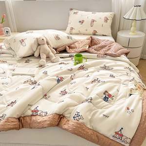 Breathable Cartoon Pattern Summer <b>Cool</b> Thin <b>Blanket</b> for Bedroom Guest Room and Sofa Use - Product Image 4