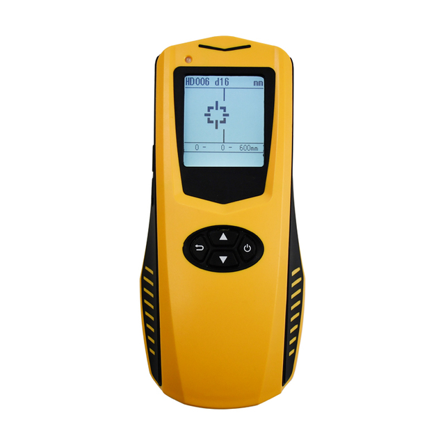 DLTEREN Portable Rebar Detector Reinforcing Steel Bar Tester Rebar Locator Finder with LCD Display Metal Rebar Detector Scanner