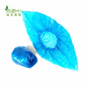 <span class=keywords><strong>Surchaussures</strong></span> <span class=keywords><strong>jetables</strong></span> en PE bleues, économiques, anti-poussière, antidérapantes, imperméables et écologiques pour salles blanches et hôpitaux - Product Image 4