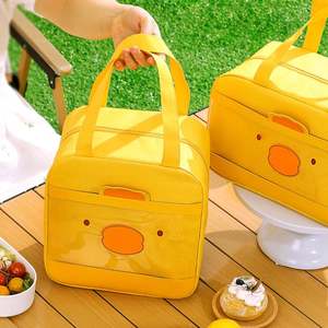 Bolsa Térmica Personalizada para Niños, Diseño Nuevo 2023, para la Escuela y Picnic, 3 Colores y Tamaños, Amarillo, Linda - Product Image 4