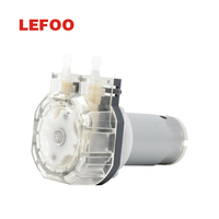 Pompe péristaltique LEFOO de qualité alimentaire 12V 24V, mini pompe de transfert de liquide pour machine à café, sirop, arômes