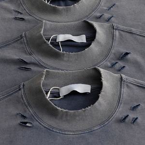 เสื้อยืดวินเทจสำหรับผู้ชายเสื้อยืดผ้าฝ้าย100% 300แกรมทรงแบ็กกี้ธรรมดา - Product Image 6