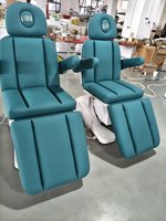 Lit de massage électrique à 3 moteurs réglable pour salon de beauté avec accoudoirs relevables, lit de soin esthétique, équipement de spa OEM ODM
