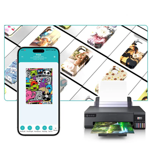 Impresora de caja de teléfono Digital láser perfecta, máquina de impresión de tinta de Color de cama plana UV pequeña de escritorio para etiquetas/papel/tarjeta/plástico - Product Image 5