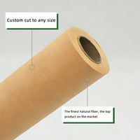 Rouleaux de papier kraft de qualité alimentaire multi-tailles en différentes couleurs, biodégradables, écologiques, aseptiques, résistants à l'humidité pour l'emballage de la viande