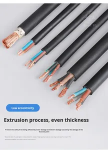 Cable Sumergible JHS Especial para Bombas Sumergibles, Cable Submarino Impermeable de 2/3/4/5 Núcleos, 1/1.5/2.5/4 mm², Revestimiento de Goma, Cable de Cobre Trenzado - Product Image 6
