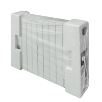 Panneau chauffant Convecteur Radiateur mural bonne capacité de stockage de chaleur LED programme numérique thermostat aluminium chauffage de pièce