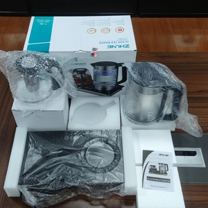 Cảm Ứng Thông Minh Màn Hình Chuyển Đổi Xách Tay Tea Maker Không Dây Điện Jug Ấm Đun Nước 1.8L + 1.2Lkettle Giữ Ấm Trà Ấm Trà Thủy Tinh Ấm Đun Nước Điện - Product Image 5