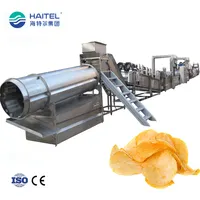 Haitel-máquina automática para hacer patatas fritas, línea de producción de 50kg, 100kg, 300kg, de China
