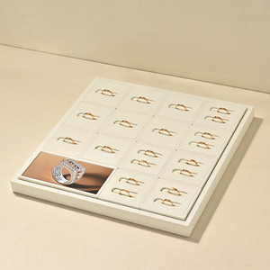 FANXI متعددة الألوان المخملية خواتم منظم المجوهرات عرض الدعائم المجوهرات - Product Image 2