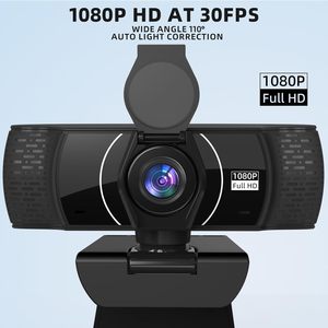 SYONG 1080P Webcam para <span class=keywords><strong>PC</strong></span> com Microfone, Webcam Computador Câmera de 110 ° Campo de Visão Streaming com Capa Plug-Play USB <span class=keywords><strong>Camera</strong></span> - Product Image 2