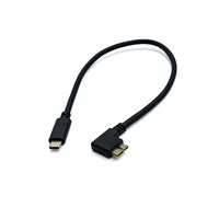 Câble COMTON de charge rapide USB3.1 Type C/M vers USB3.0 Micro B/M, câble de données en cuivre pur PVC pour disque dur