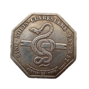 Copia di una vecchia moneta francese, Token Notaires de l'Arrondissement de <span class=keywords><strong>Tr</strong></span>évoux - Product Image 4
