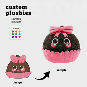 <span class=keywords><strong>Chocolate</strong></span> huevo tarta Animal peluche juguete lindo pastelería temática relleno Animal postre como felpa Foodie regalo al por mayor - Product Image 1