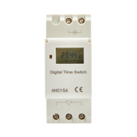 Interruptor de tiempo programable ahc15a 25A, 24 horas, relé de control de tiempo semanal automático