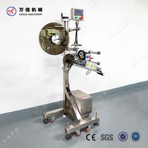 Seimi automático etiqueta plana superfície garrafa Labeler aplicador plástico rotulagem máquina - Product Image 2