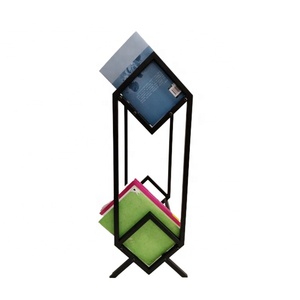 Black Metal Double <strong>Vinyl</strong> Record Stand <strong>Storage</strong> Album Stand CD <strong>Vinyl</strong> Record Holder <strong>Vinyl</strong> Record <strong>Storage</strong> - Product Image 2