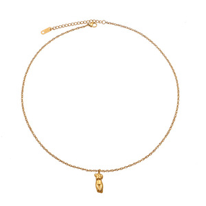 Geometric Human Body Pendant Necklace Stainless Steel Chain Clavicle Chain Gift For Women Fashion Jewelry - Product Image 5