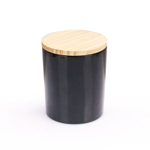 Lujo personalizado vacío reutilizable mate negro botella vidrio vela tarro tapa lujo personalizado caja de embalaje para la fabricación de velas para el aroma - Product Image 5