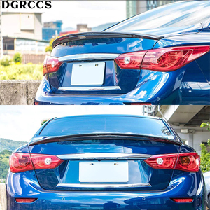 For Q50 Q50S Q50L US Style Carbon Fiber Rear Spoiler Trunk Wing 2013-2023 Carbon Fiber - Product Image 6