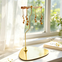 Bougie aromatique suspendue en acier inoxydable doré, style mignon pour chambre d'enfant, alimentée par la chaleur, pour la décoration de table à la maison